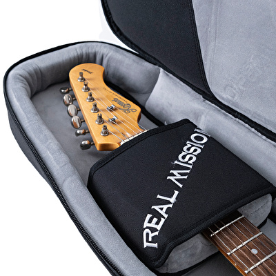 Real Mission CoolVox-E Black Elektro Gitar Taşıma Çantası
